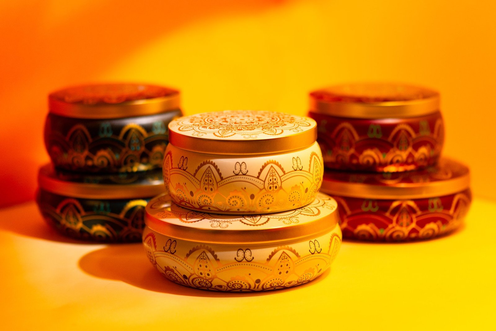 vela decorativa aromática Cores da Turquia em lata metálica 400 g da EUFLORIA