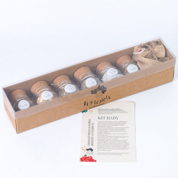 banho de ervas para bebê com kit baby banhos terapêuticos e saquinho soninho tranquilo